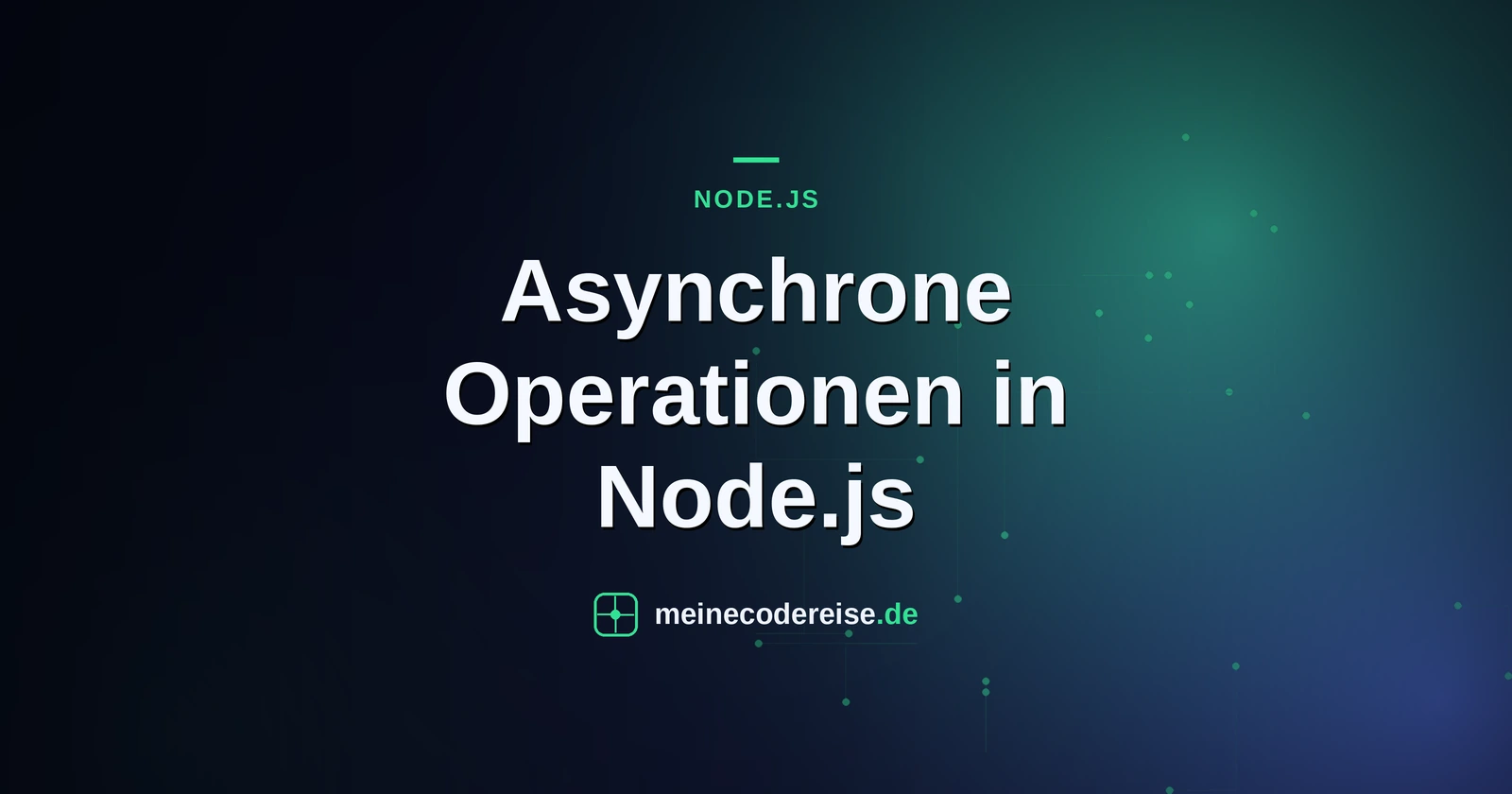 Asynchrone Operationen in Node.js