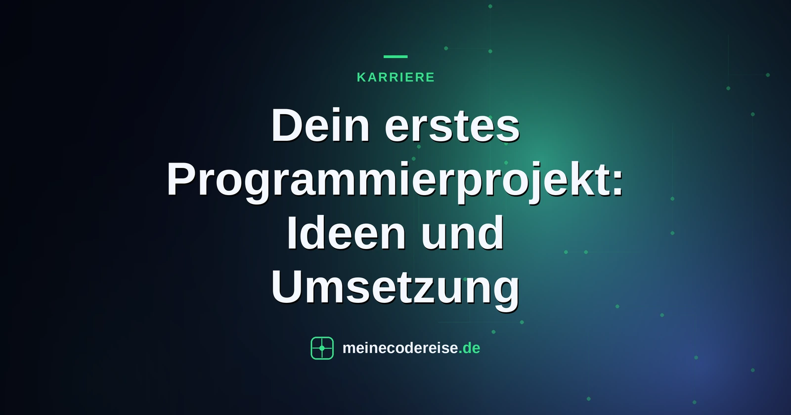 Dein erstes Programmierprojekt: Ideen und Umsetzung