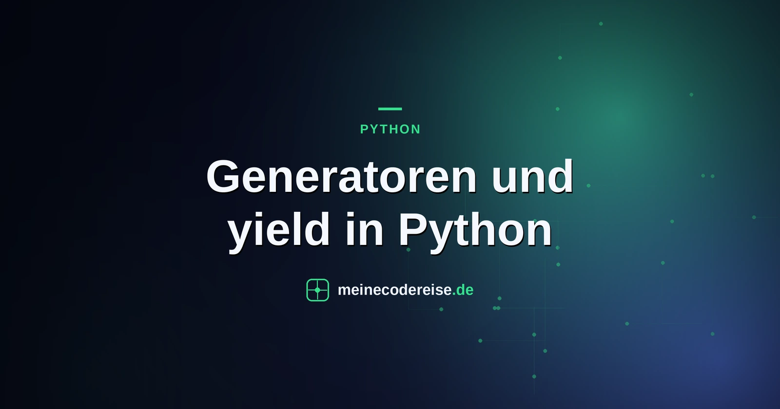 Generatoren und yield in Python