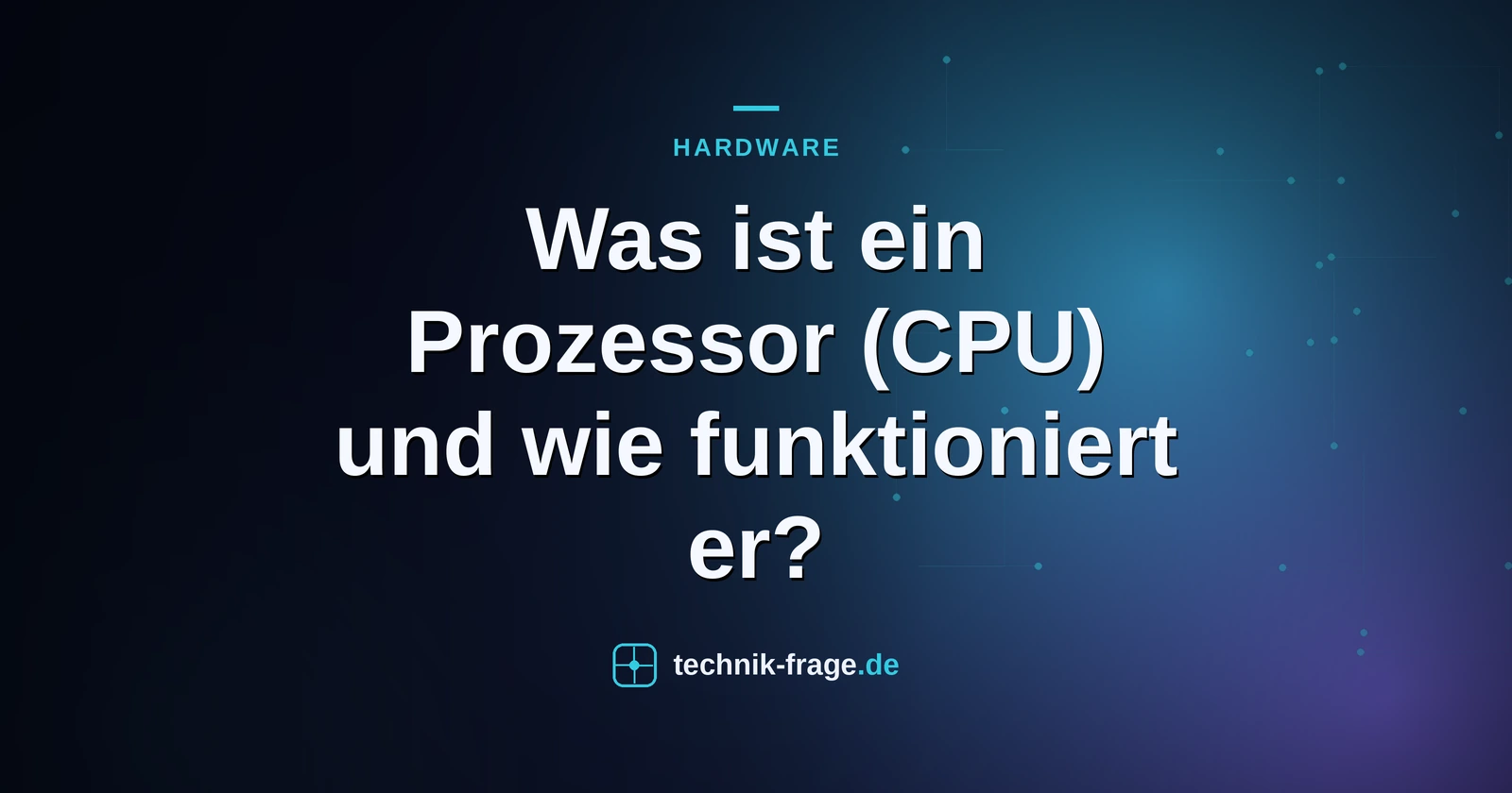 Was ist ein Prozessor (CPU) und wie funktioniert er?