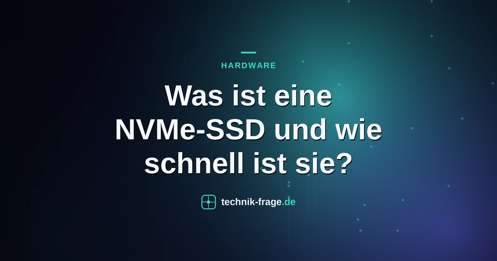 Was ist eine NVMe-SSD und wie schnell ist sie?