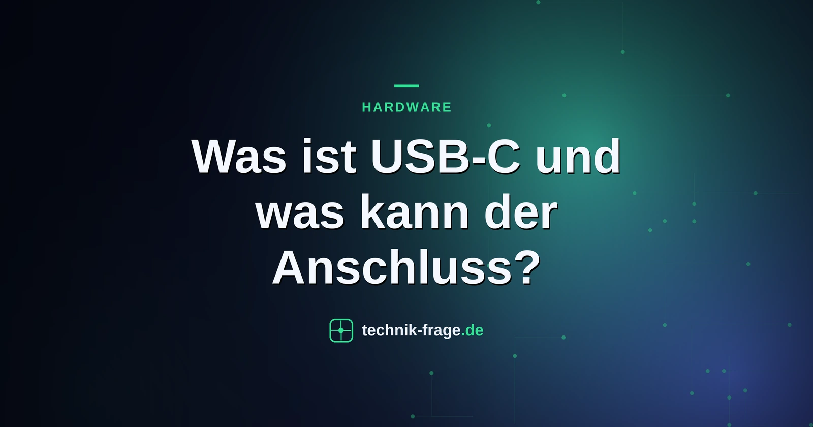 Was ist USB-C und was kann der Anschluss?