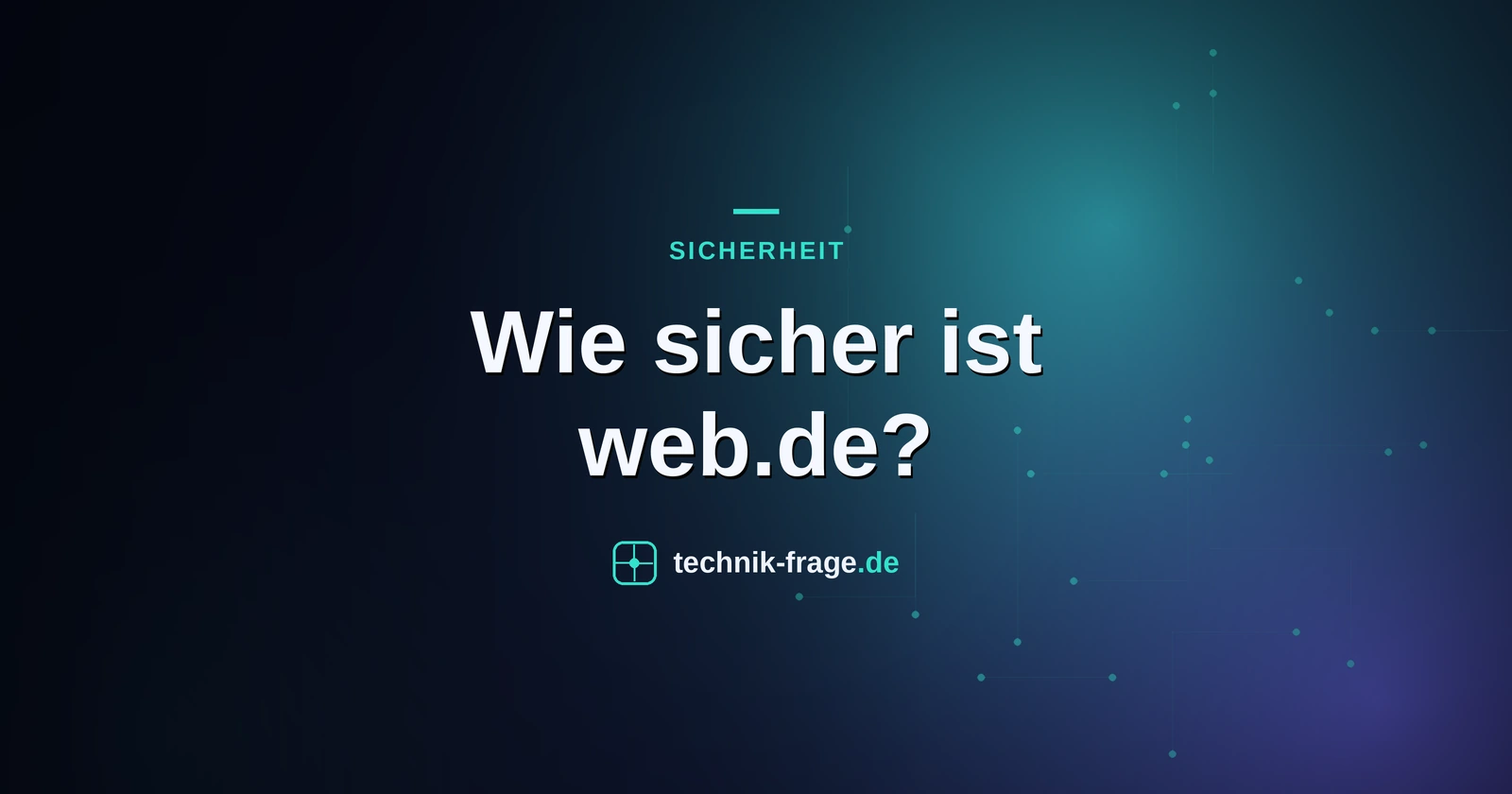 Wie sicher ist web.de?