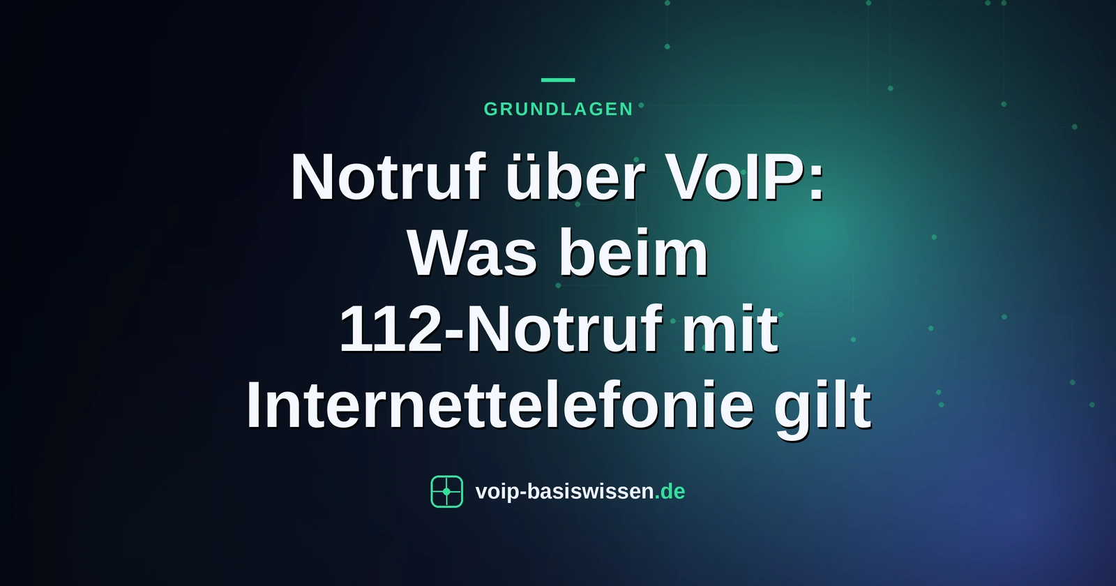 Notruf über VoIP: Was beim 112-Notruf mit Internettelefonie gilt